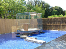 Glass tea house mondrian